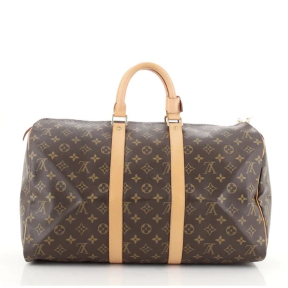 Louis Vuitton keepall bag monogram canvas 45 - Picture 10 of 10
